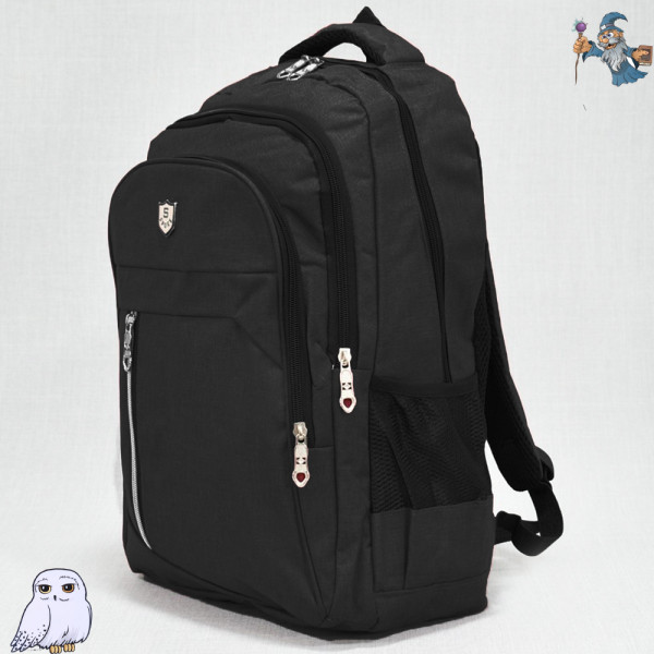 Голяма спортна ученическа раница BLACK 61736 SPORT, 45см