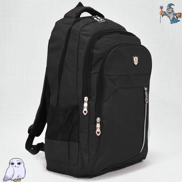 Голяма спортна ученическа раница BLACK 61736 SPORT, 45см