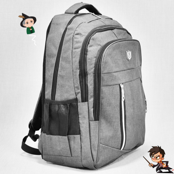 Голяма спортна ученическа раница GREY 61736 SPORT, 45см