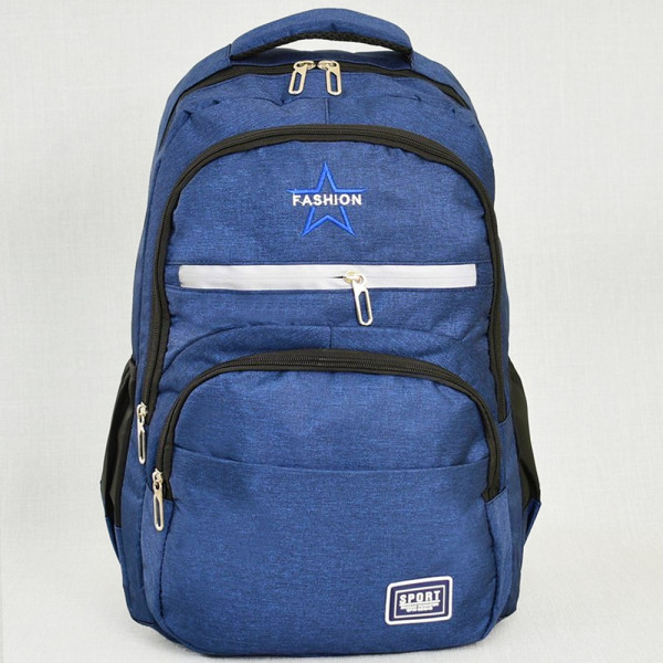 Голяма ученическа раница FASHION BLUE 6861, за училище, спорт, туризъм