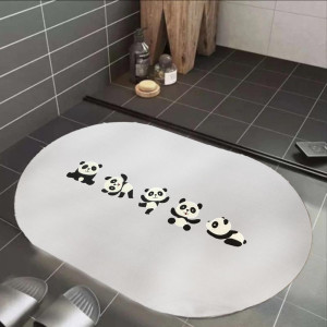 Супер абсорбираща подложка за баня BATH MAT "PANDA" - антихлъзгаща,...