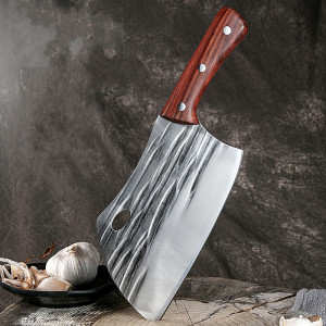 Масивен кухненски нож - сатър  BLACKSMITH 12, 722 грама, кована стомана 5CR13Mov