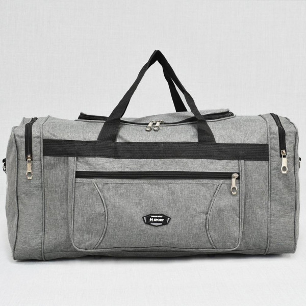 Здрав текстилен пътен сак 01212 GREY - 60см