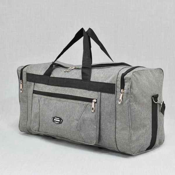 Здрав текстилен пътен сак 01212 GREY - 60см