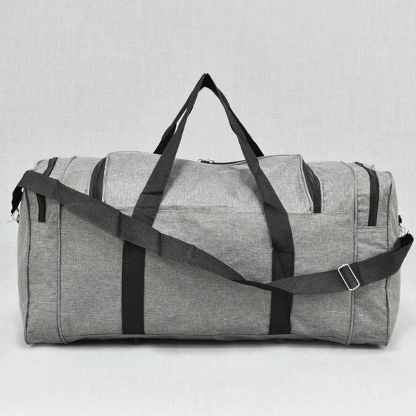 Здрав текстилен пътен сак 01212 GREY - 60см