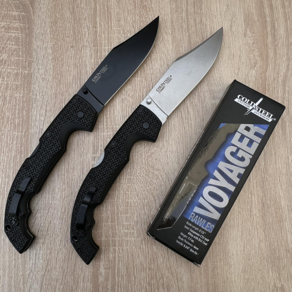 Огромен сгъваем нож COLD STEEL VOYAGER SILVER, стомана CTS-BD1