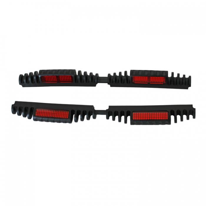 Декорация за врата 659 2бр./к-т червена