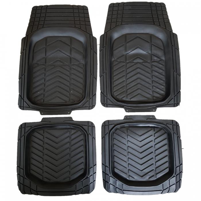 Гумени стелки универсални черни - 1702-4бр/к-т