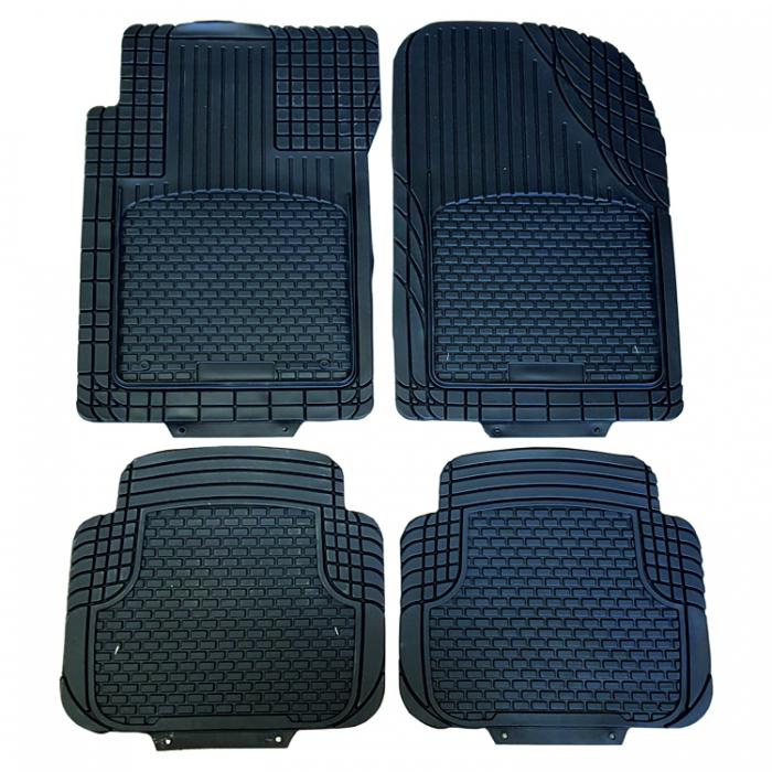 Гумени стелки универсални черни 28452-4бр/к-т