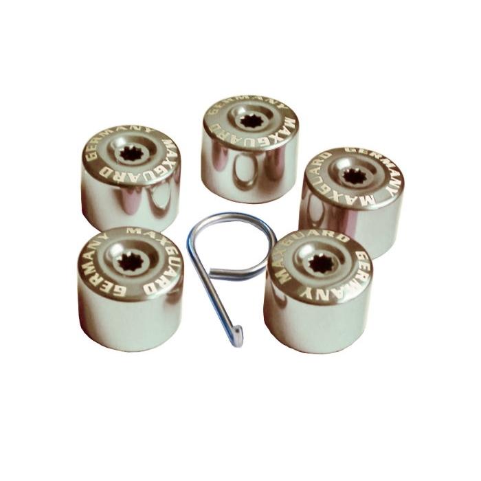 Декоративни капачки за болтове на джантите 17мм - Сив