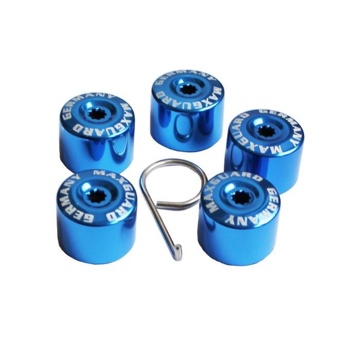 Декоративни капачки за болтове на джантите 19мм - Син