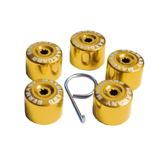 Декоративни капачки за болтове на джантите 19мм - Жълт