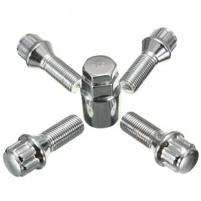 Секретни болтове за джанти - (14мм х 1.5мм, L40мм)