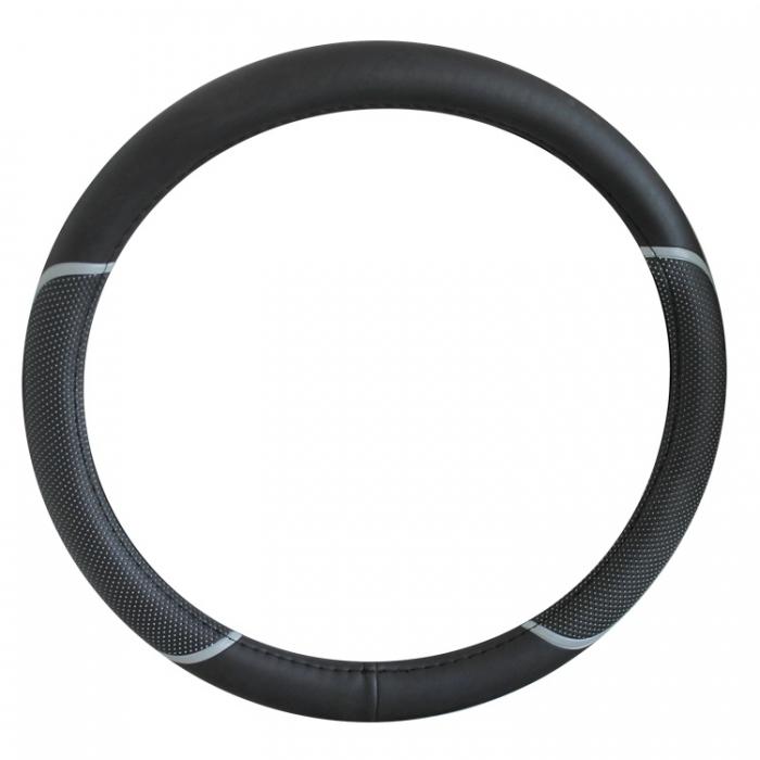 Калъф за волан - 9065 - 38cm - със сиво