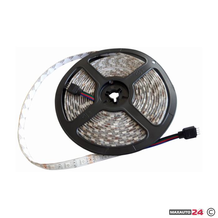 Диодна лента 5метра 12V - 7 цвята с дистанционно