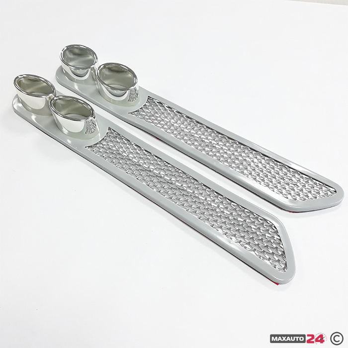 Декорация за задна броня 146 - хром