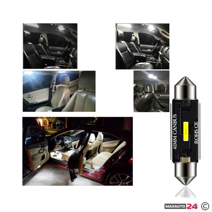 Диодни крушки 1860 - 41мм 2бр/к-т