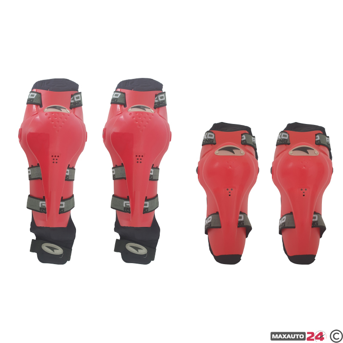 Комплект наколенки и налакътници 273 - червени