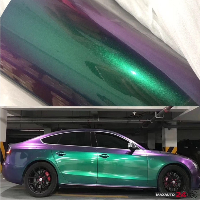 Фолио за облепяне зелен металик 1.52m x 1m GL05