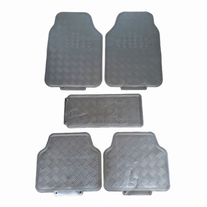 Гумени стелки универсални с алуминиев ефект 2006-5 бр/к-т ТЪМНО СИВА