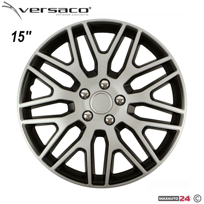 Тасове за джанти 15'' Versaco Dakar Silver/Black