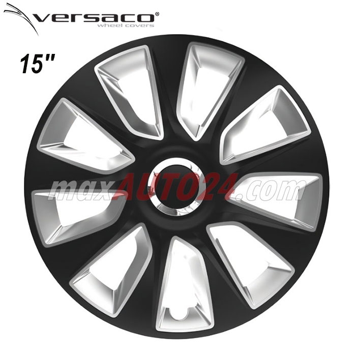 Тасове за джанти 15'' Versaco Stratos RC Black\Silver