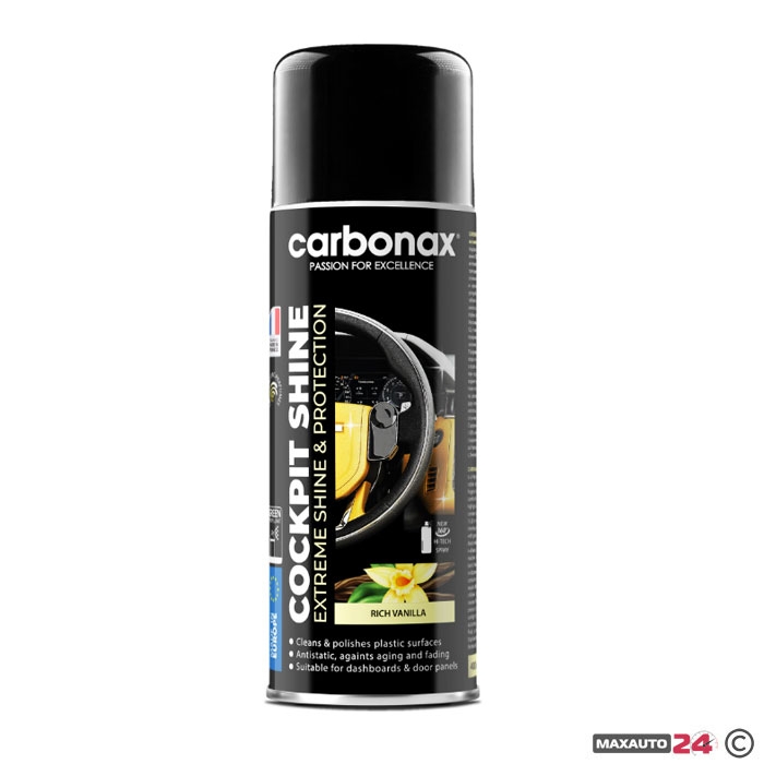 Спрей за полиране на табло Carbonax 400мл - ВАНИЛИЯ