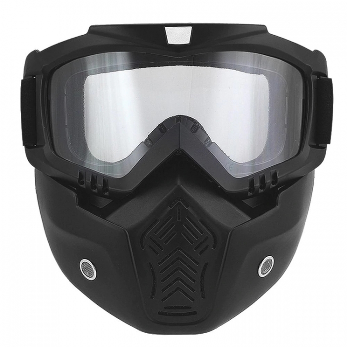 Очила тип маска за мотор с прозрачен визьор - 2062