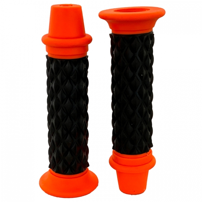 Гумени дръжки за мотоциклет - 2079 оранжеви