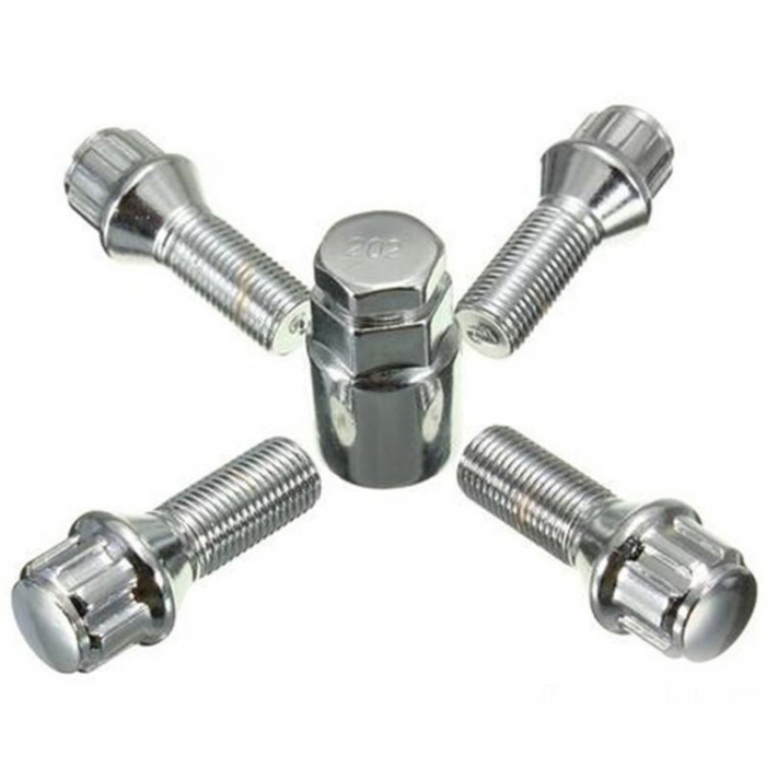 Секретни болтове за джанти - (14мм х 1.25мм, L32мм)