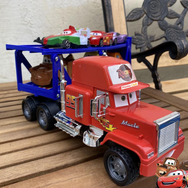 Уникален автовоз с колички на Макуин светкавицата 189-11 ⚡