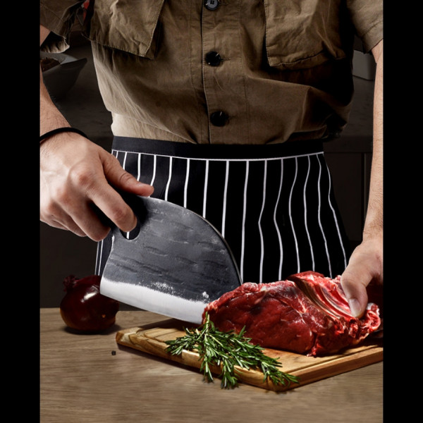 Широк НИКИРИ японски готварски нож за кълцане X5 CUTLER, фултанг, стомана 420
