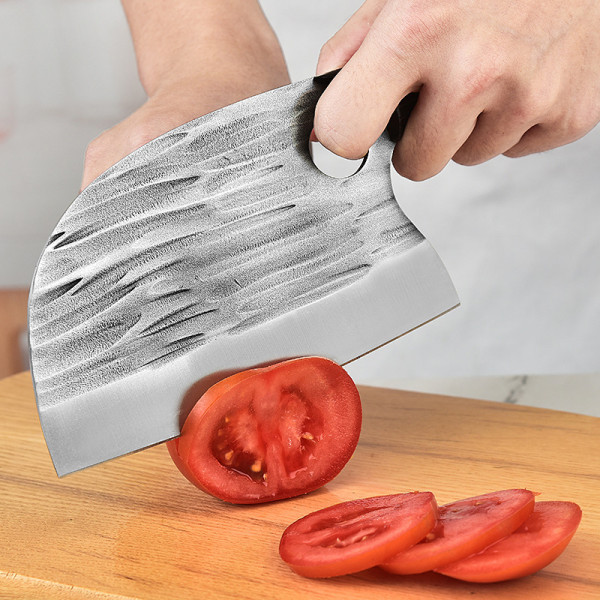 Широк НИКИРИ японски готварски нож за кълцане X5 CUTLER, фултанг, стомана 420