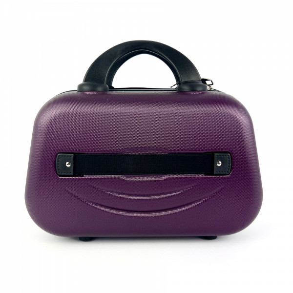 Рядък дизайн куфарна пътна чанта LADY B PURPLE, твърда ABS