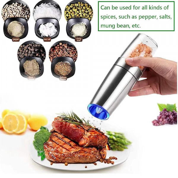 Електрическа мелничка за сол и пипер с автоматично включване