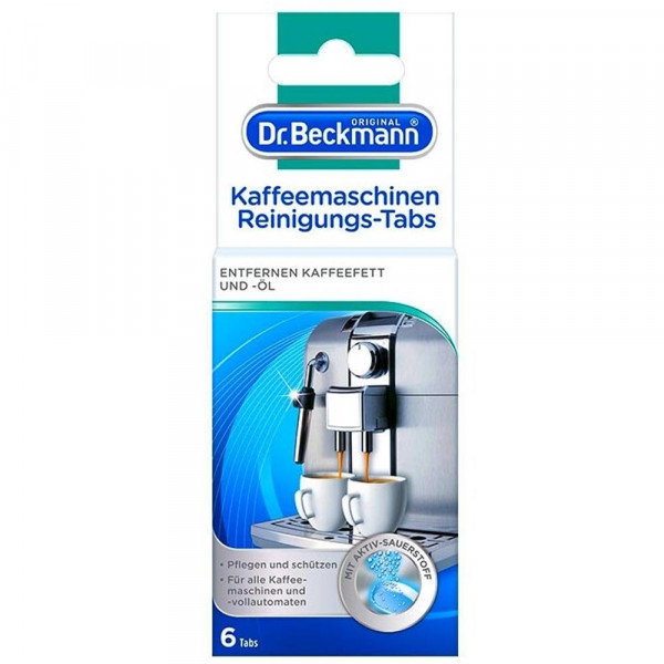 Таблетки Dr.Beckmann за почистване на кафемашини - 6 таблетки