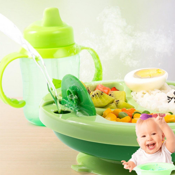 Термична купа за храна с двойно дъно и три отделения HX-A18 - с резервоар за топла вода за подгрев на храната