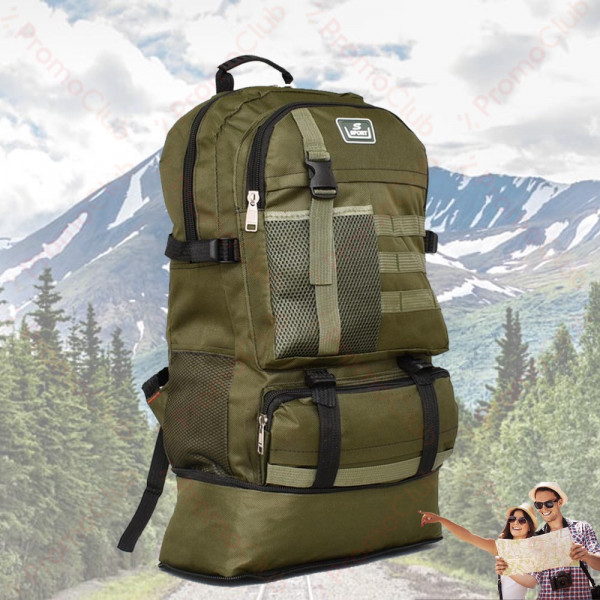 Голяма туристическа раница 80L SPORT GREEN 3585