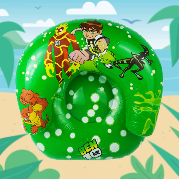 Детски надуваем фотьойл Бен 10 65х65см
