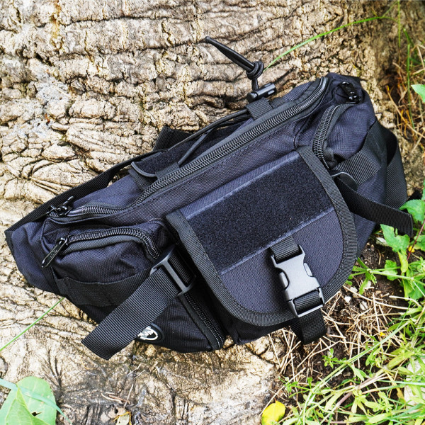 Чанта за през кръста, черна T08 Ели