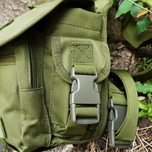 Удобна чанта за кръст, зелена, 614 Ели