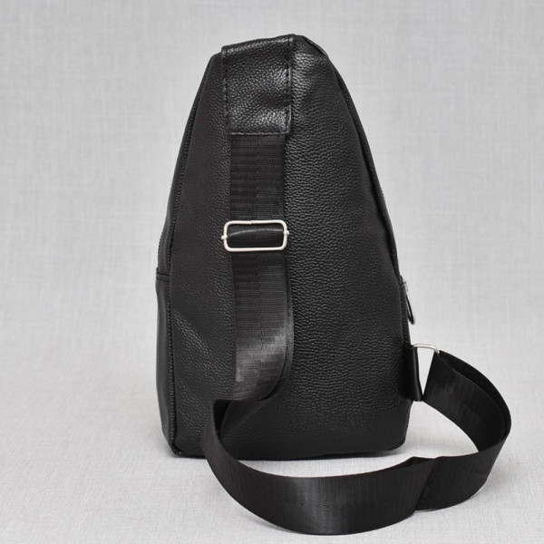 Луксозна мъжка чанта от еко кожа BLACK 2639