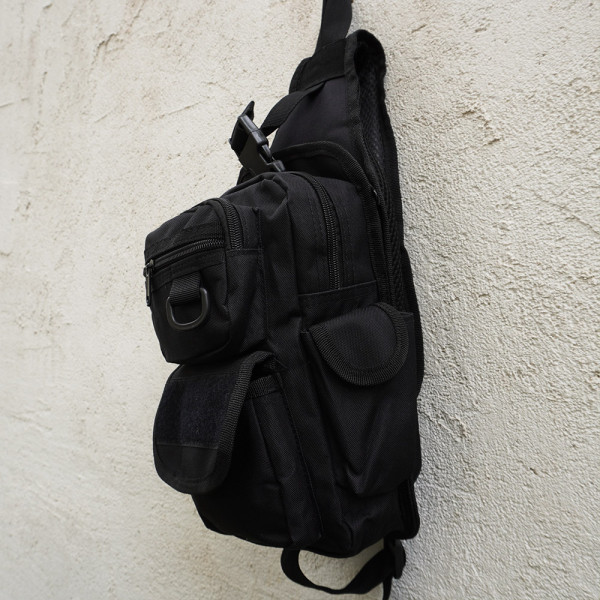 Удобна мъжка чанта, черна 184, Ели