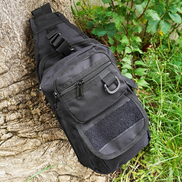 Удобна мъжка чанта, черна 184, Ели