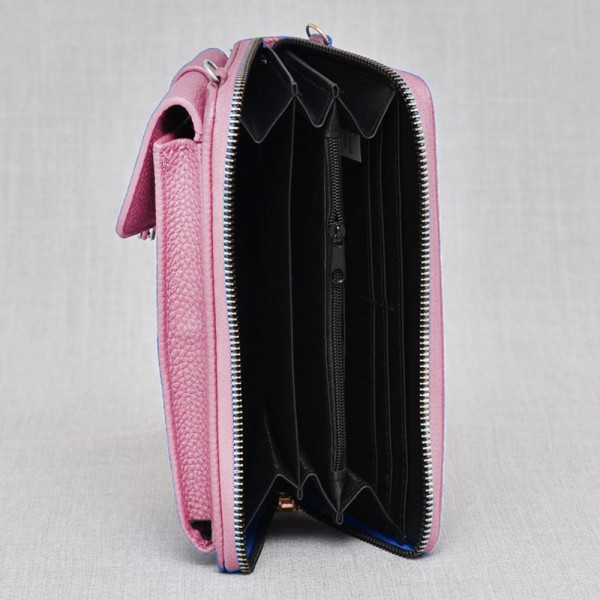 Практично и елегантно дамско портмоне от еко кожа - чантичка BEIGE В3319