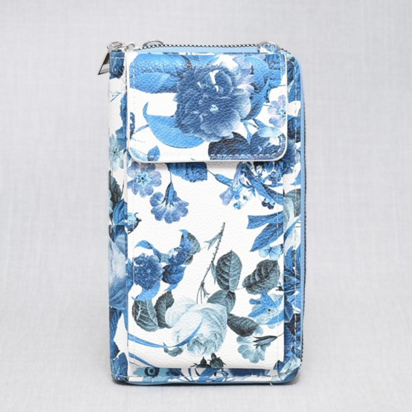 Практично и елегантно дамско портмоне от еко кожа - чантичка BLUE В3300