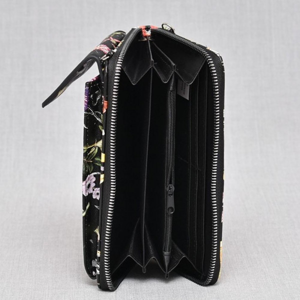 Практично и елегантно дамско портмоне от еко кожа - чантичка BLUE В3300