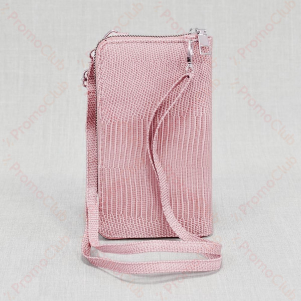 Практично и елегантно дамско портмоне от еко кожа - чантичка PINK В3024