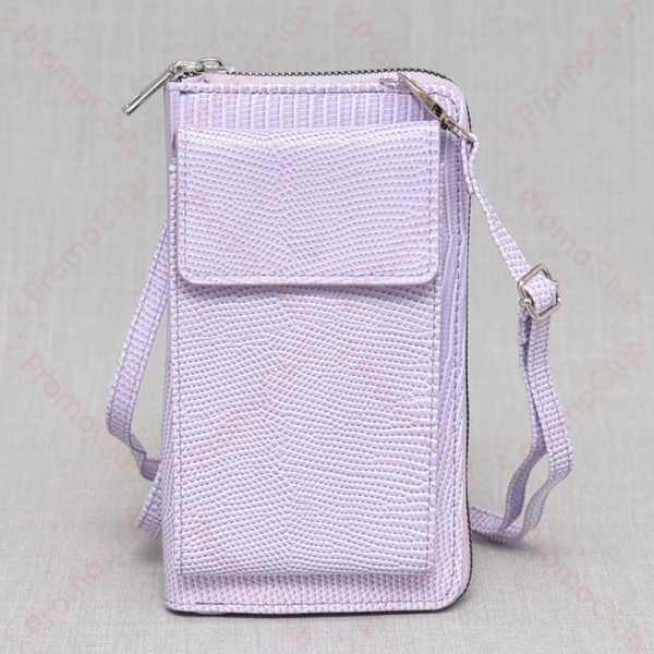 Практично и елегантно дамско портмоне от еко кожа - чантичка PURPLE В3024