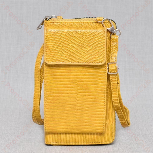 Практично и елегантно дамско портмоне от еко кожа - чантичка YELLOW В3024